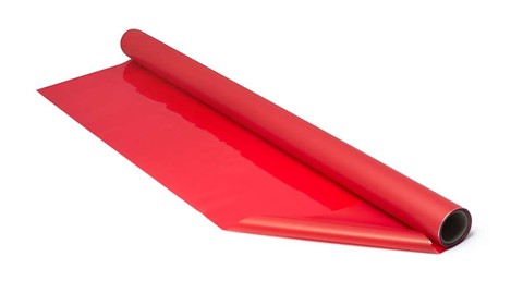 Celofan Rolka 100cm x 25mb Czerwony Mat