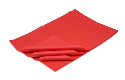 Bibuła Gładka Czerwona 38x50cm - 100 arkuszy