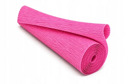 Krepina Włoska 180g Różowa 50×250 cm Profesjonalna Bibuła Dekoracyjna