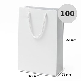 torba laminowana biała 170x70x250 mm 100 sztuk