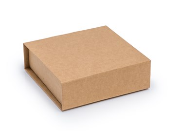 Pudełko Magnetyczne Kraft 120x120x40mm (zew.) Na prezent