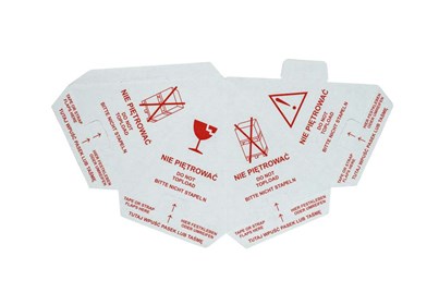 Stożek Ostrzegawczy na paletę 195x195x260mm Biały