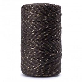 Sznurek Bawełniany Złoto-Brązowy 100g kolor 655