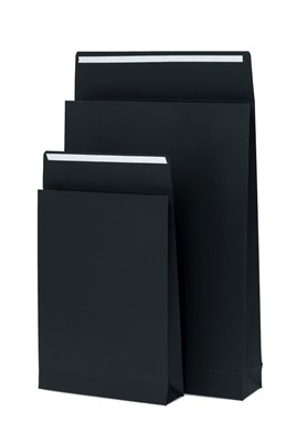 Koperty kartonowe 230x320x60mm Czarne 220g 10szt