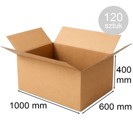 Kartony 1000x600x400mm, 120szt-paleta