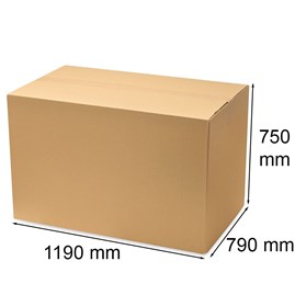 Karton klapowy Paletowy 1190x790x750mm trzywarstwowy B400