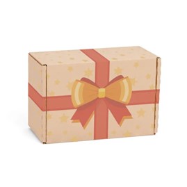 Karton Wykrojnikowy 243x170x75mm Urodziny Czerwony