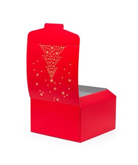 Pudełko świąteczne składane XL 250x250x150mm K-8082 GB