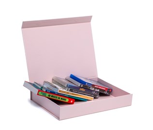 Pudełko Magnetyczne Różowe 380x280x60mm (zew) L Pudełko Ozdobne