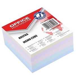 Karteczki na notatki kostka 85x85x40mm Mix kolorów