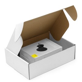 Karton Wykrojnikowy 210x155x65mm, Fala E, Fefco 427, Biały