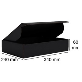Karton Wykrojnikowy 340x240x60mm Czarny