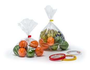 Taśma do zaklejania worków NEOTAPE 12mm/60m CZERWONA