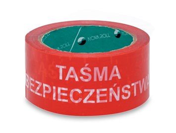 Taśma Bezpieczeństwa Czerwona 72yd/48mm