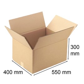Karton klapowy 550x400x300mm 5w MOCNY