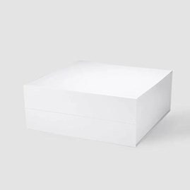 Duże białe pudełko magnetyczne premium 380×380×150 mm