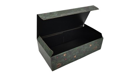 KARTON ŚWIĄTECZNY ZIELONA CHOINKA 360X192X93 MM