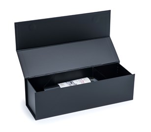 Pudełko Magnetyczne Na Wino Czarne 360x110x105mm (zew) Prezentowe