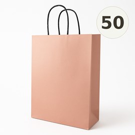 torba papierowa miedziana 180x80x225 mm 50 sztuk