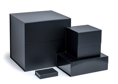 Pudełko Magnetyczne Czarne 330x330x330mm (zew.) A4 Prezentowe