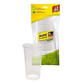 Kubek jednorazowy (PP) 400ml 6szt. Jan Niezbędny