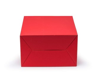Pudełko z uchwytem czerwone 300x180x350mm F217