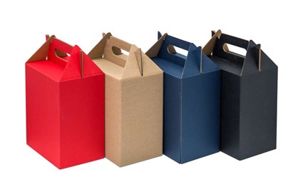 Pudełko z uchwytem F217 190x130x220mm granatowe