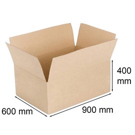 Karton klapowy 900x600x400mm