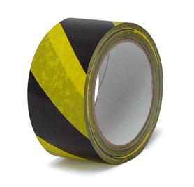 Taśma Ostrzegawcza Samoprzylepna Żółto-Czarna 50x33m