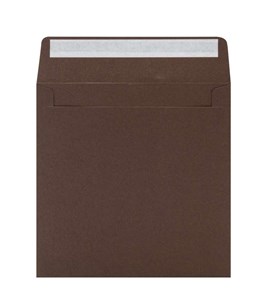 Koperty kwadratowe K4 HK Ciemne Brązowe 120gsm, 50szt