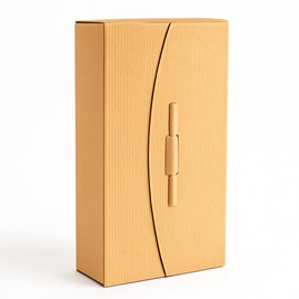 Pudełko karbowane na 2 wina 340x160x80mm