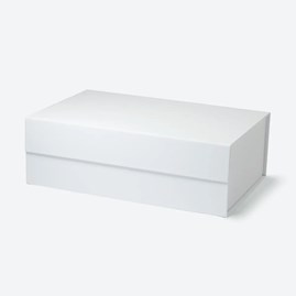 Białe pudełko magnetyczne 305×203×102 mm