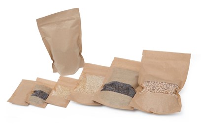 Doypack ECO KRAFT - Małe Okno - 750ml - 100 szt.