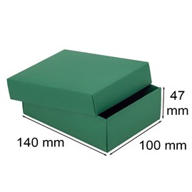 Pudełko ozdobne S 140x100x47mm Zielone A6