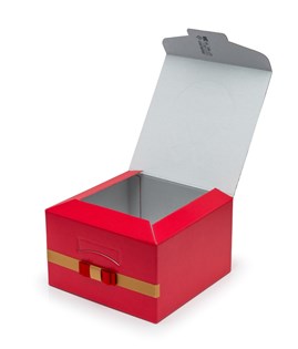 Pudełko świąteczne składane XL 250x250x150mm K-8082 CC