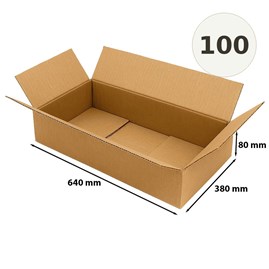 karton klapowy 640x380x80 mm EB580 100 sztuk