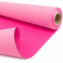 Papier pakowy kraft DUO różowy fuksja rolka 79 cm 40 m
