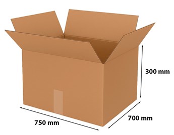 Karton klapowy BIG 750x700x300 mm C500 – 10 szt.