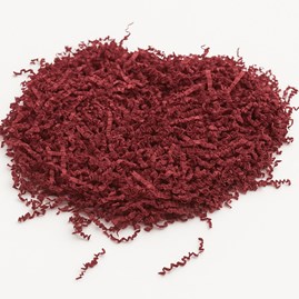 Burgundowy wypełniacz SizzlePak 1kg ozdobne pakowanie pudełek