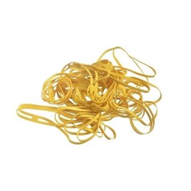 Gumki krzyżowe 160mmx1,5x4,0 żółte - 1000g