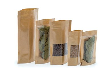 Doypack Papier + PE 100ml z małym oknem -100 szt