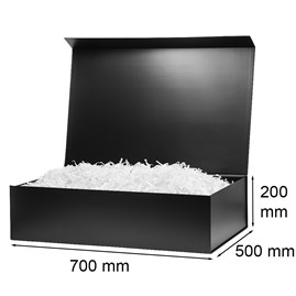 Pudełko Magnetyczne Czarne 700x500x200mm(zew) XXXL