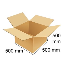 Kartony klapowe 500x500x500mm / 5w