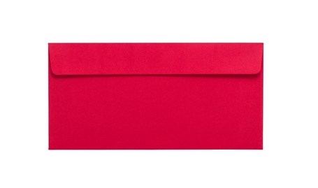 Koperty DL Teksturowane Czerwone160g 50 sztuk - Idealne na Zaproszenia