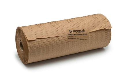 Papier nacinany kraft brąz 40cm/100m