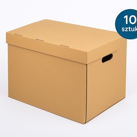 pudełko przeprowadzkowe, karton 500x305x325, karton 45 litrów, karton fala B, pakiet 10 sztuk