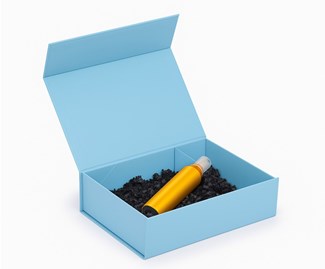 Pudełko Magnetyczne Błękitne 330x255x115mm (zew) A4 Ozdobne Opakowanie