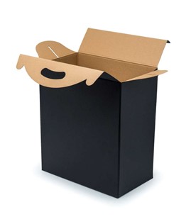 Pudełko z uchwytem 300x180x350mm czarne F217