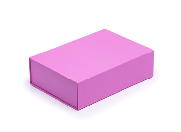 Pudełko Magnetyczne 350x250x100mm ciemno różowe eleganckie
