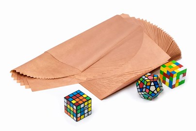 Bibuła gładka różowe złoto 38x50 cm 100 arkuszy